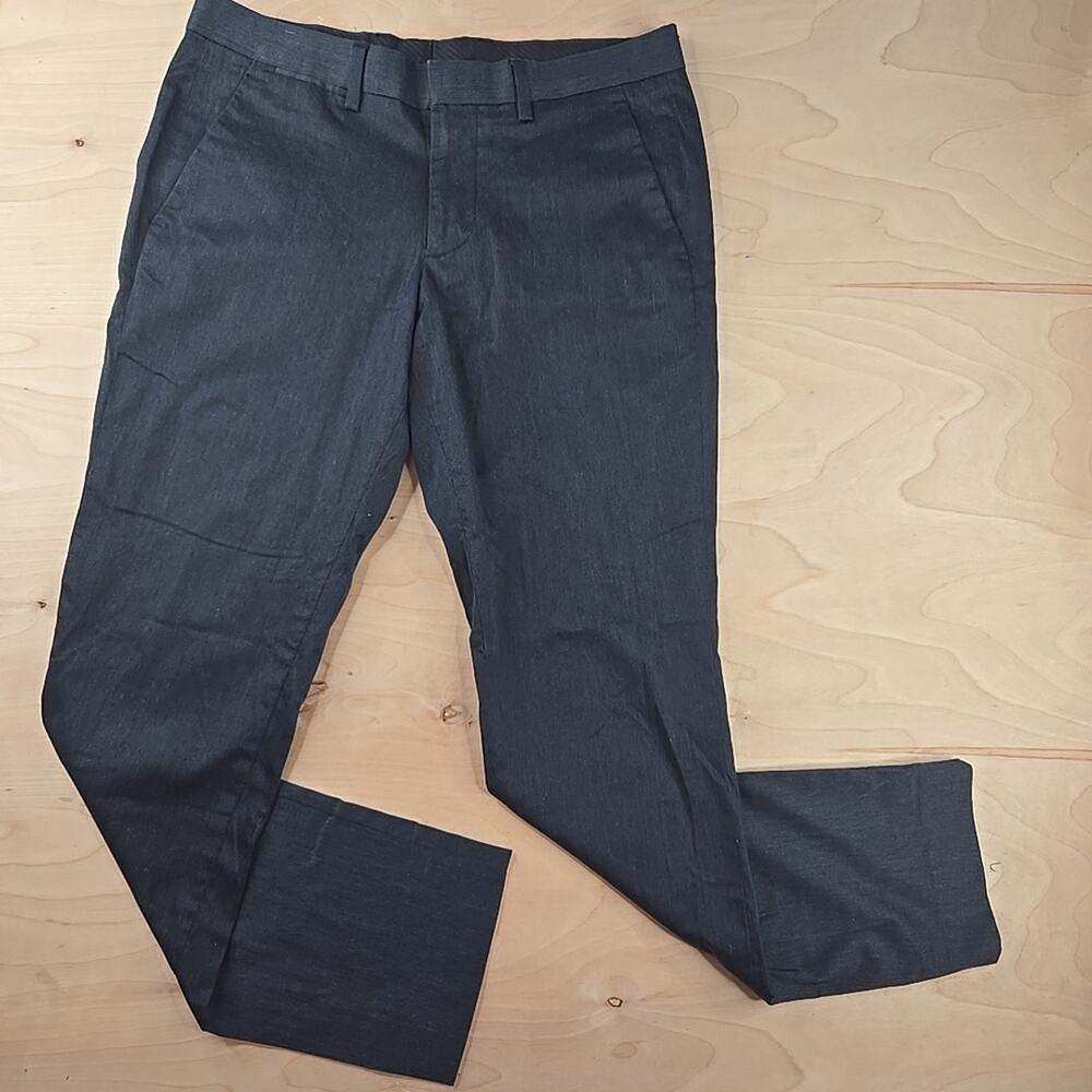 Express Men’s Pants Black Innovator 28x30 Flat Front Straight Leg Preppy